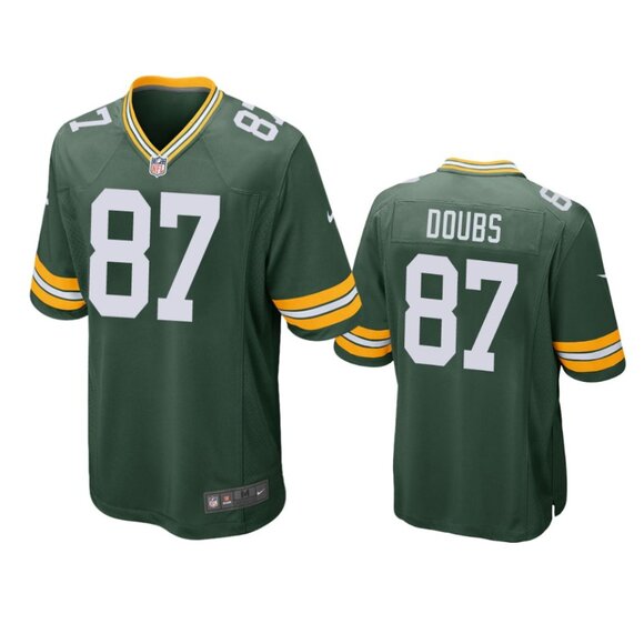 Mens Youths Kids Womens 87 Romeo Doubs Green Stitched Jersey